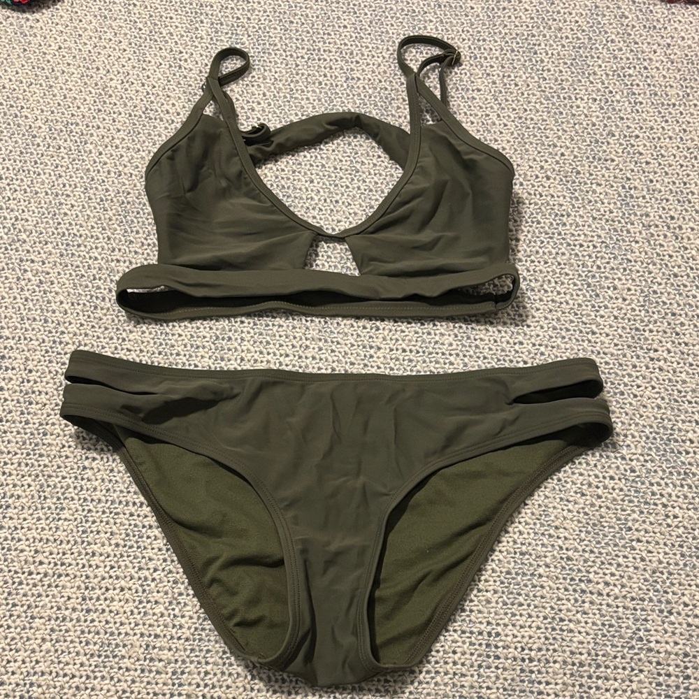 Express Khaki Bikini Set